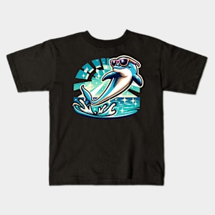 Fin-fluencer Dolphin Kids T-Shirt